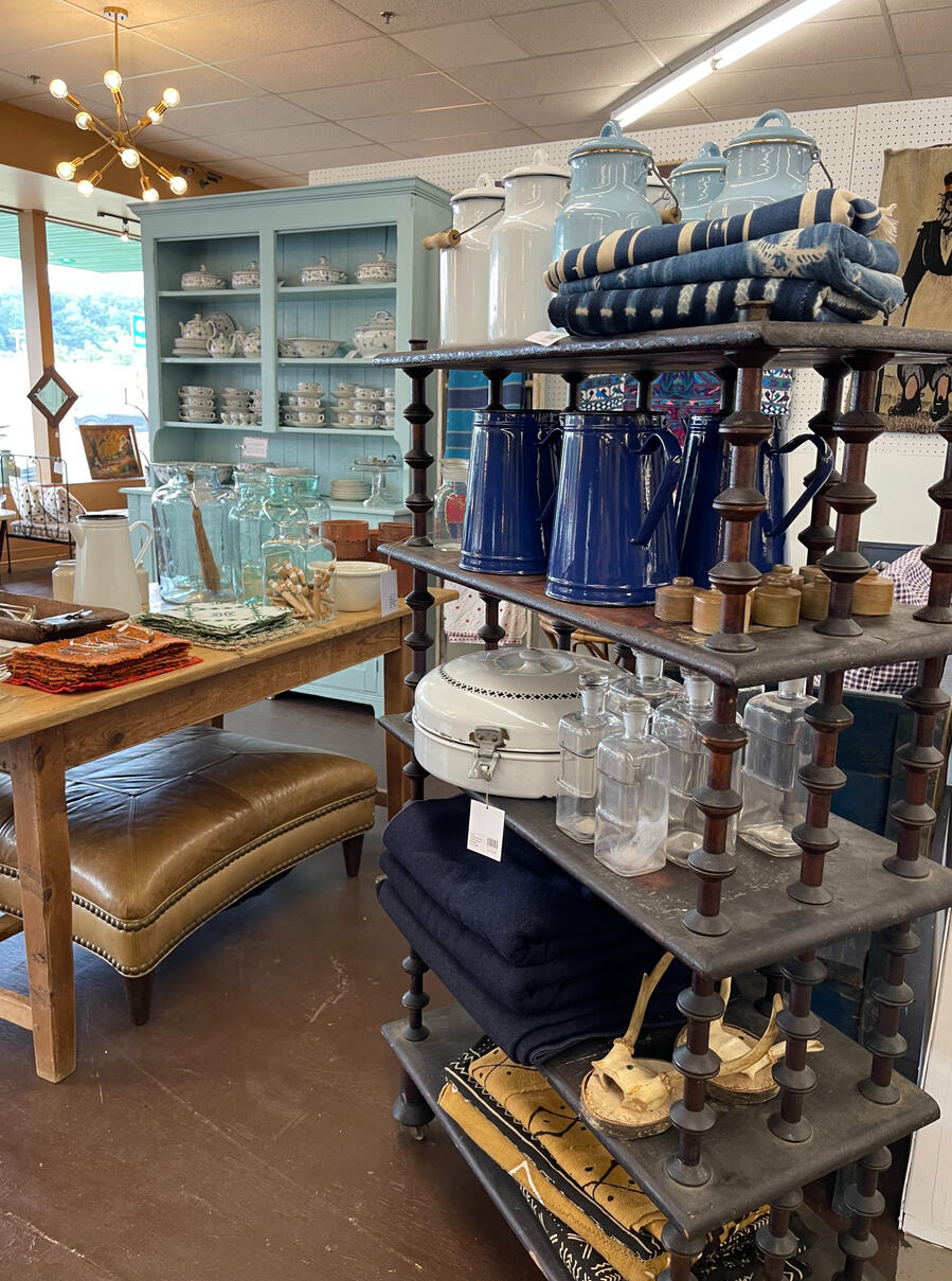 A photo of the Tinker and Nidge booth at Newburgh Vintage Emporium.